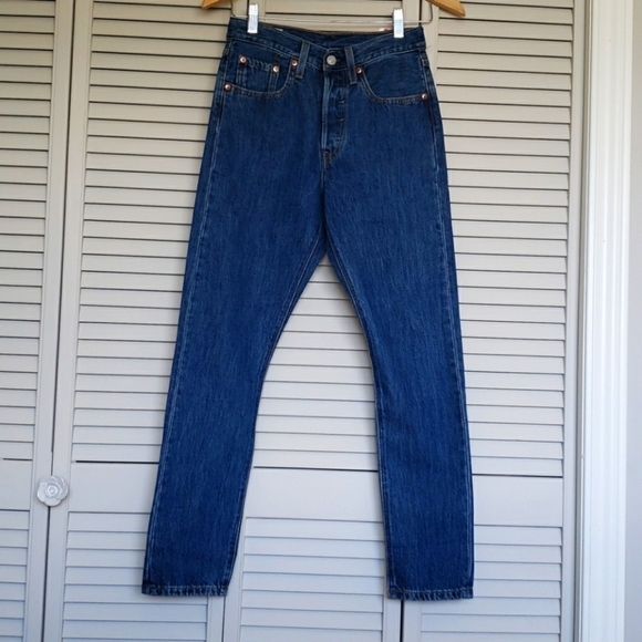 Levis Premium Filiforme Jeans, Blue W24/L28 - Picture 2 of 12